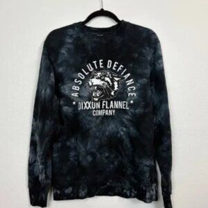 Dixxon Logo Rare Tie Dye Pullover Crewneck Sweater Small